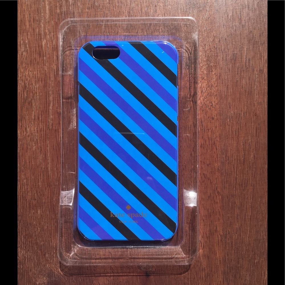 Kate Spade Blue Diagonal Case for iPhone 6/6s